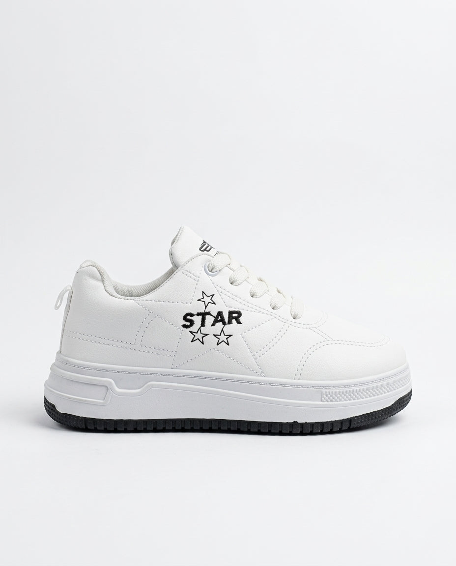 662 - Fashion flat sole sneaker for women