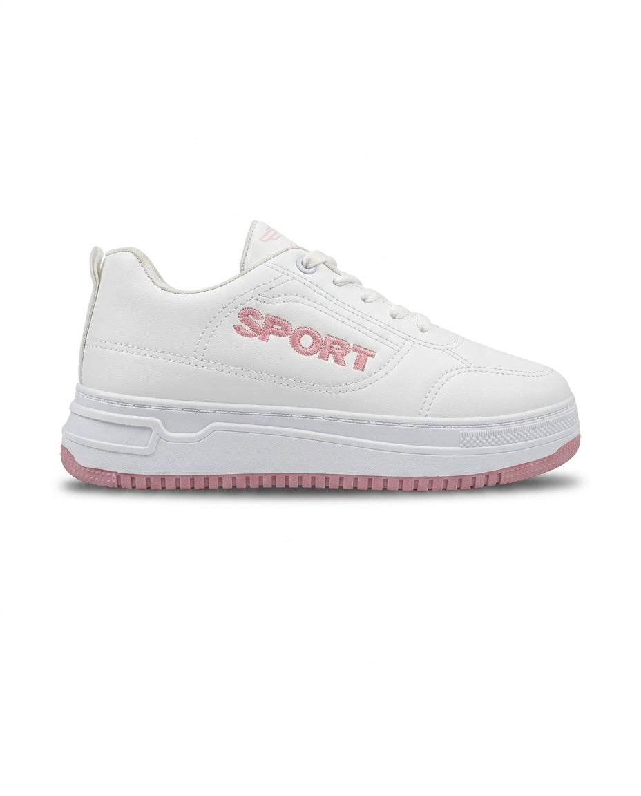 680 - Fashion flat sole sneaker for women