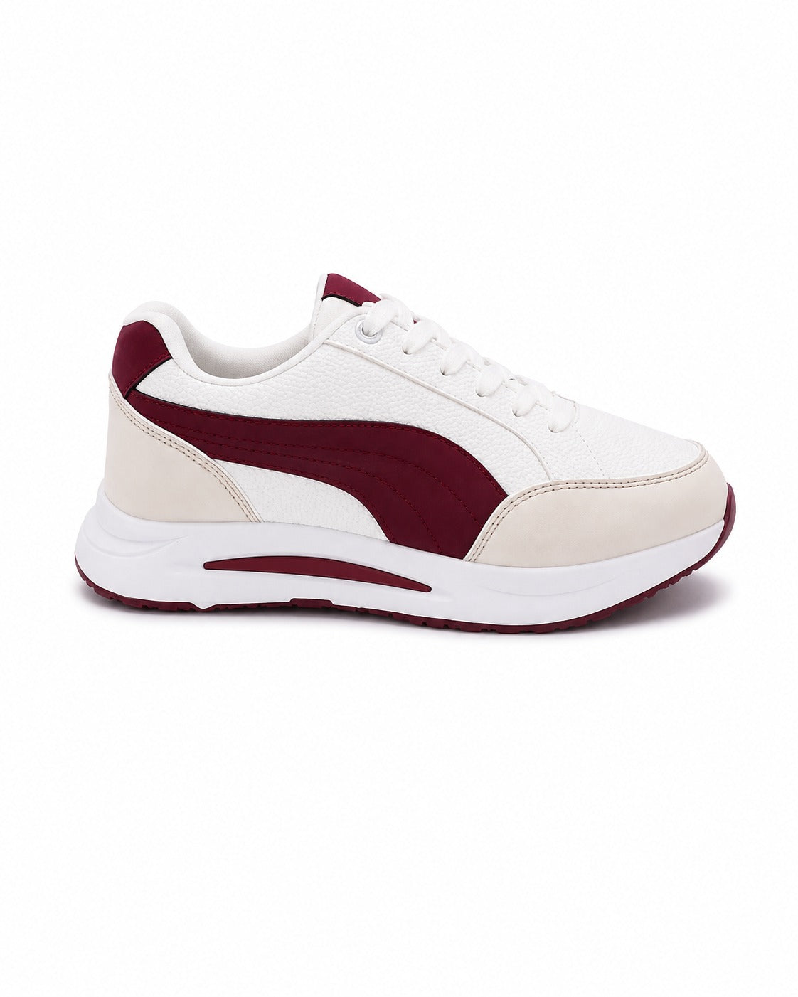 6828 - Sportive Sneakers ,  From Leather  For Women