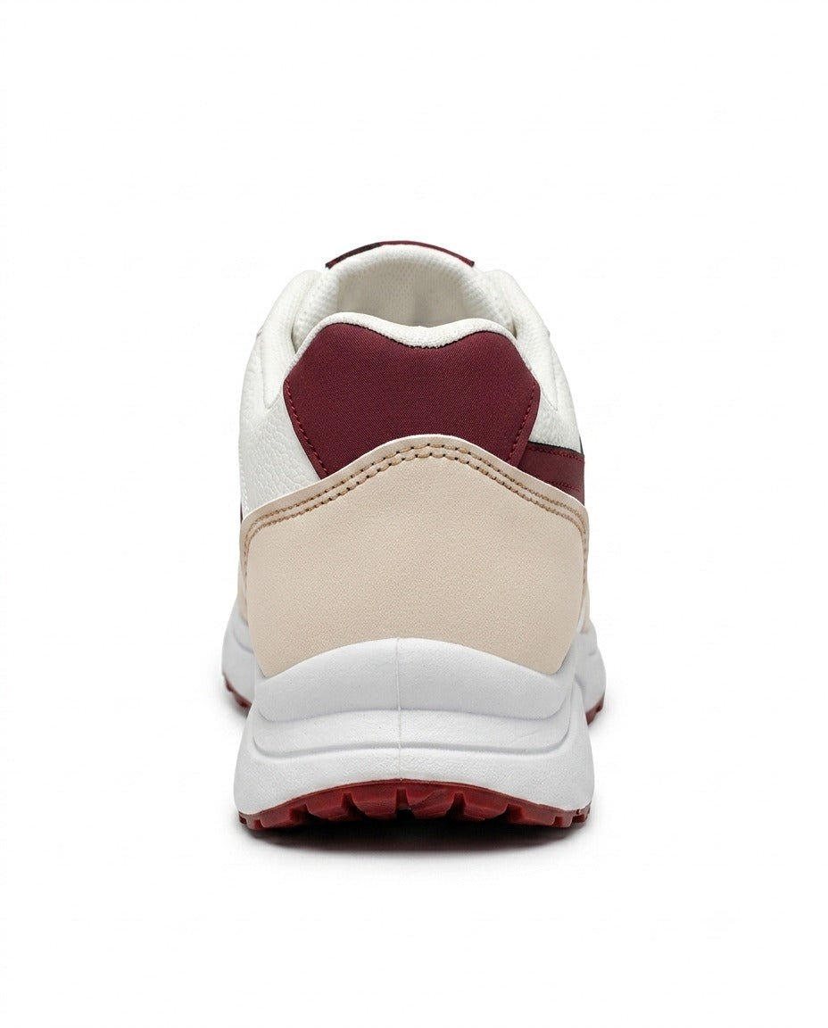 6828 - Sportive Sneakers ,  From Leather  For Women