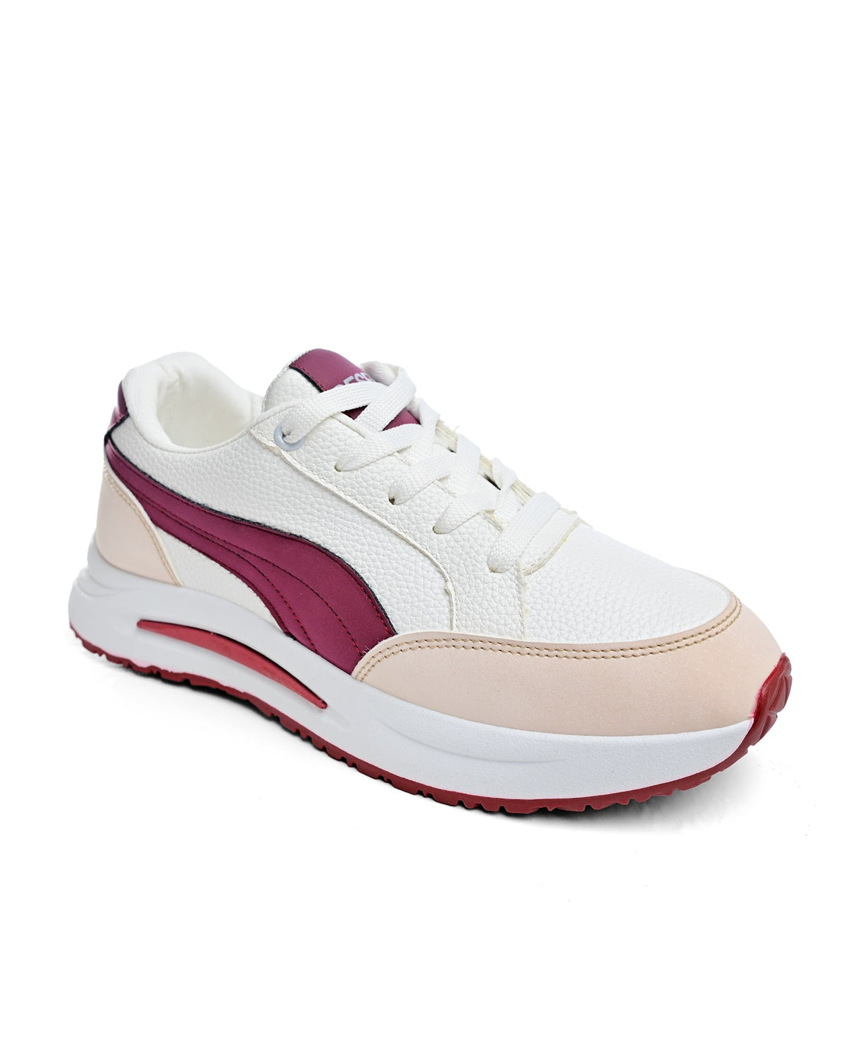 6828 - Sportive Sneakers , From Leather For Women