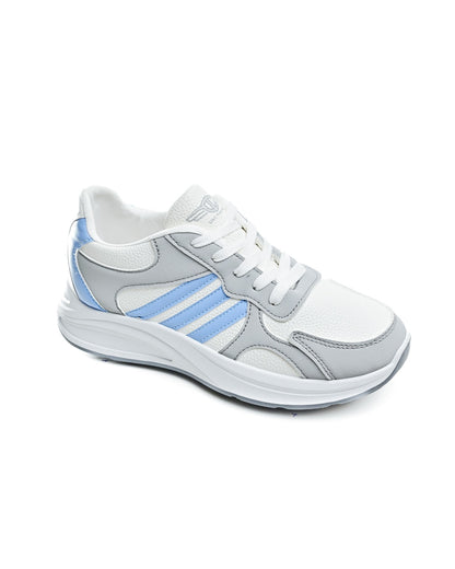 6840 - Fashion Sneakers , From High Quality Leather For Women