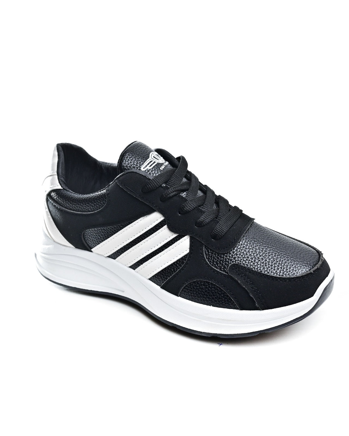 6840 - Fashion Sneakers , From High Quality Leather For Women