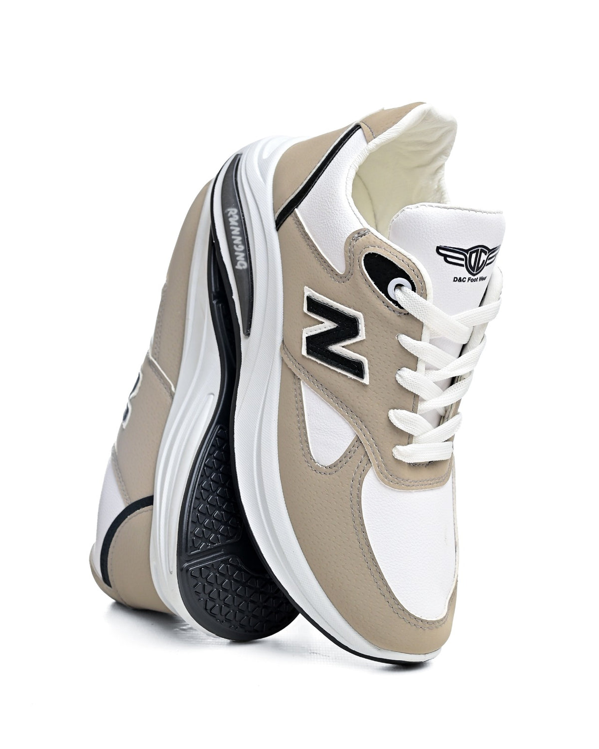 6842 - Fashion Sneakers , From High Quality Leather For Women