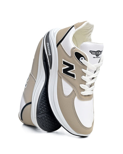 6842 - Fashion Sneakers , From High Quality Leather For Women