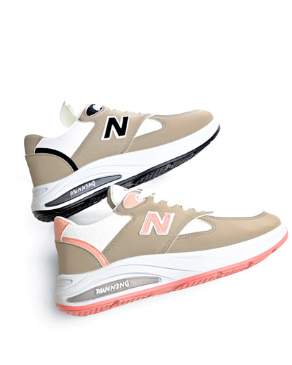 6842 - Fashion Sneakers , From High Quality Leather For Women