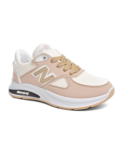 6845 - Fashion Sneakers ,  From High Quality Leather For Women
