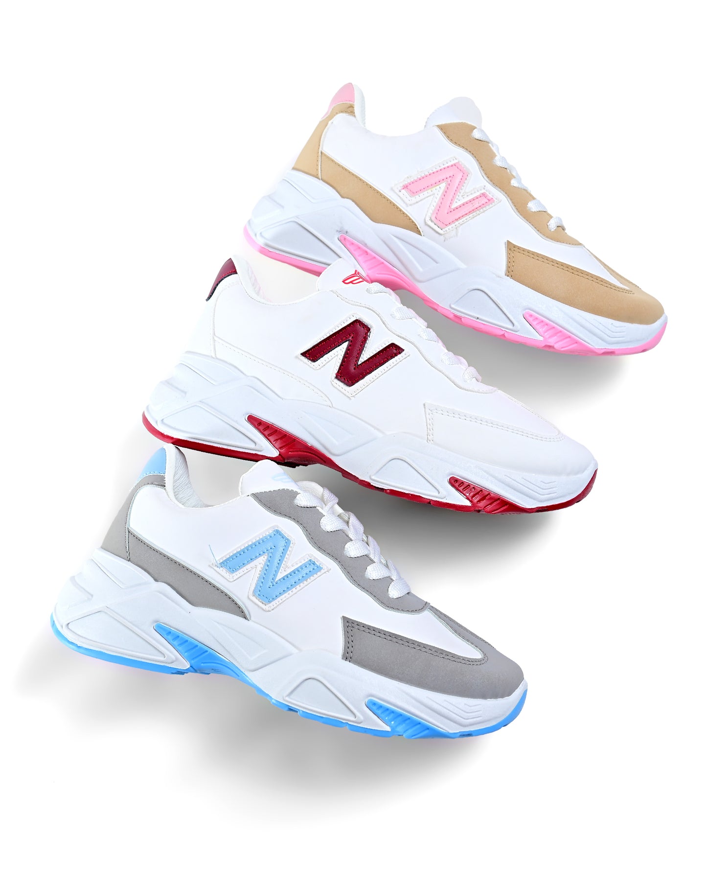 6851 - Fashion chucky sole sneaker for women
