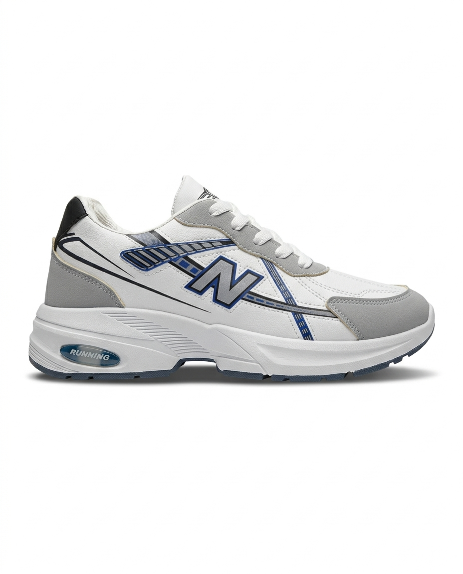 كوتشي فاشون حريمي جلد بنعل عريض