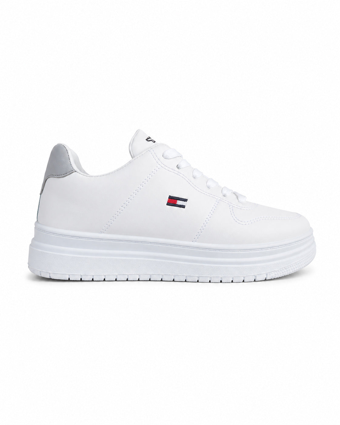 7024/1 - Side Printed Flat Sneaker Faux Leather For Men