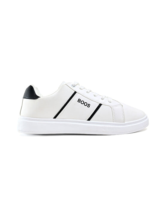 7077 - Basic Fashion Leather Flat Sneakers For Men