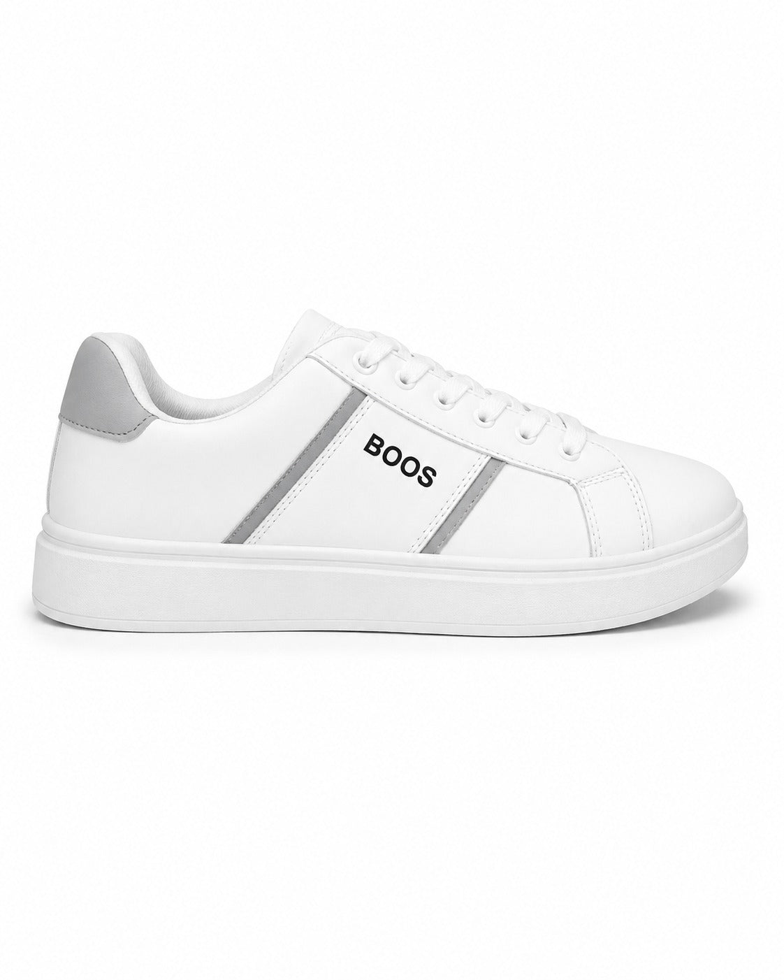 7077 - Basic Fashion Leather Flat Sneakers For Men