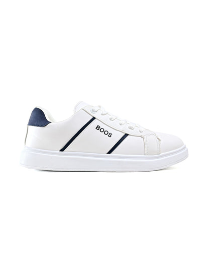 7077 - Basic Fashion Leather Flat Sneakers For Men