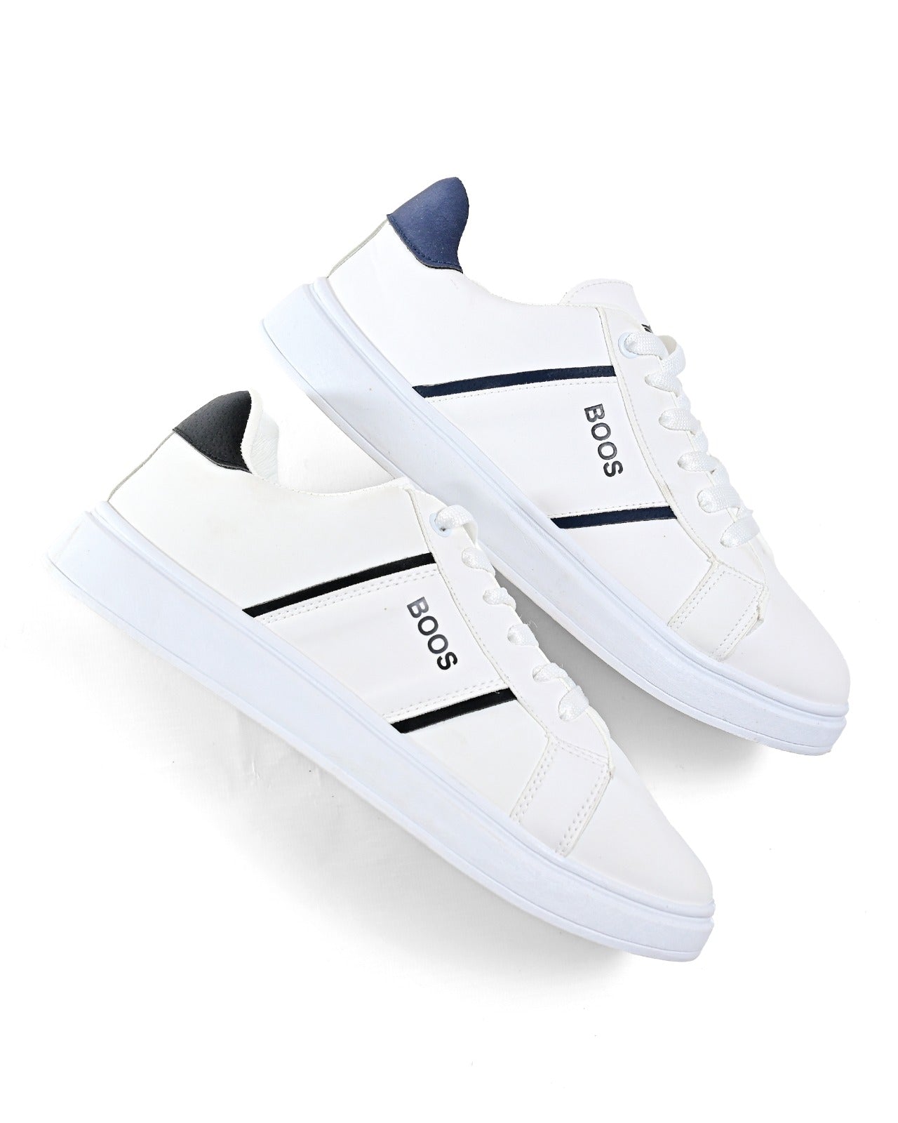 7077 - Basic Fashion Leather Flat Sneakers For Men