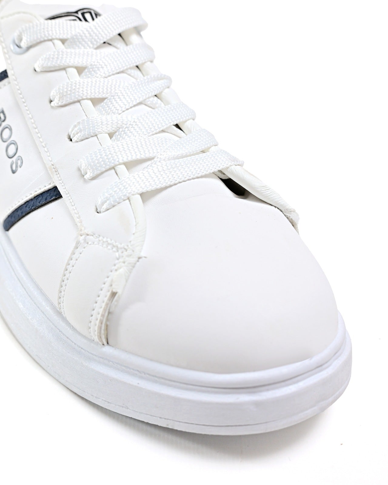 7077 - Basic Fashion Leather Flat Sneakers For Men