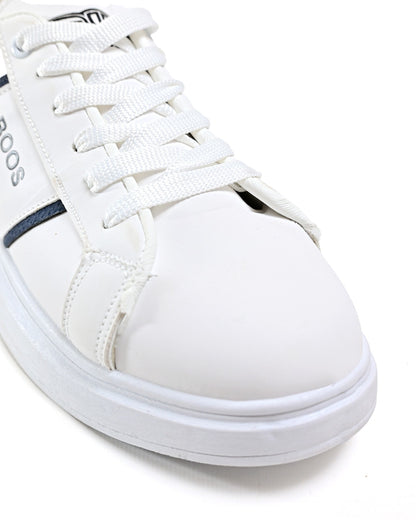 7077 - Basic Fashion Leather Flat Sneakers For Men