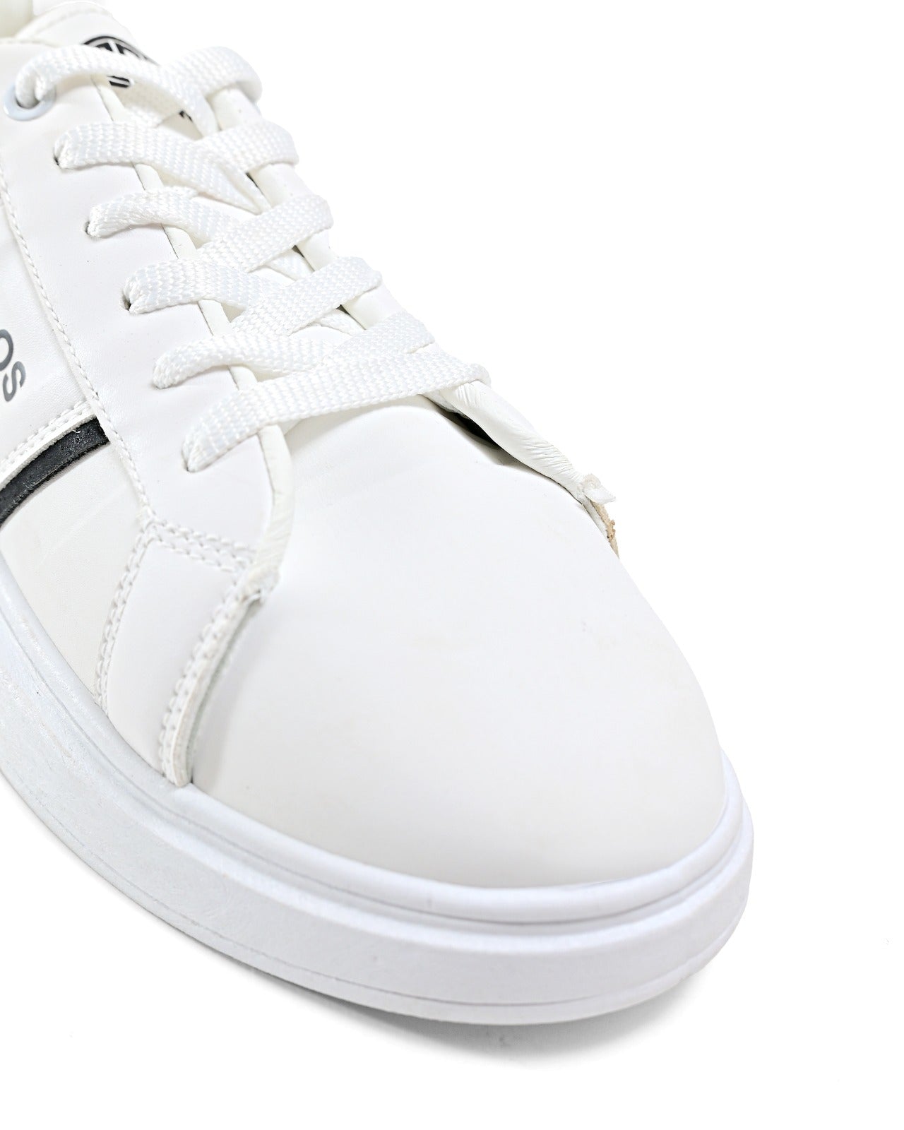 7077 - Basic Fashion Leather Flat Sneakers For Men