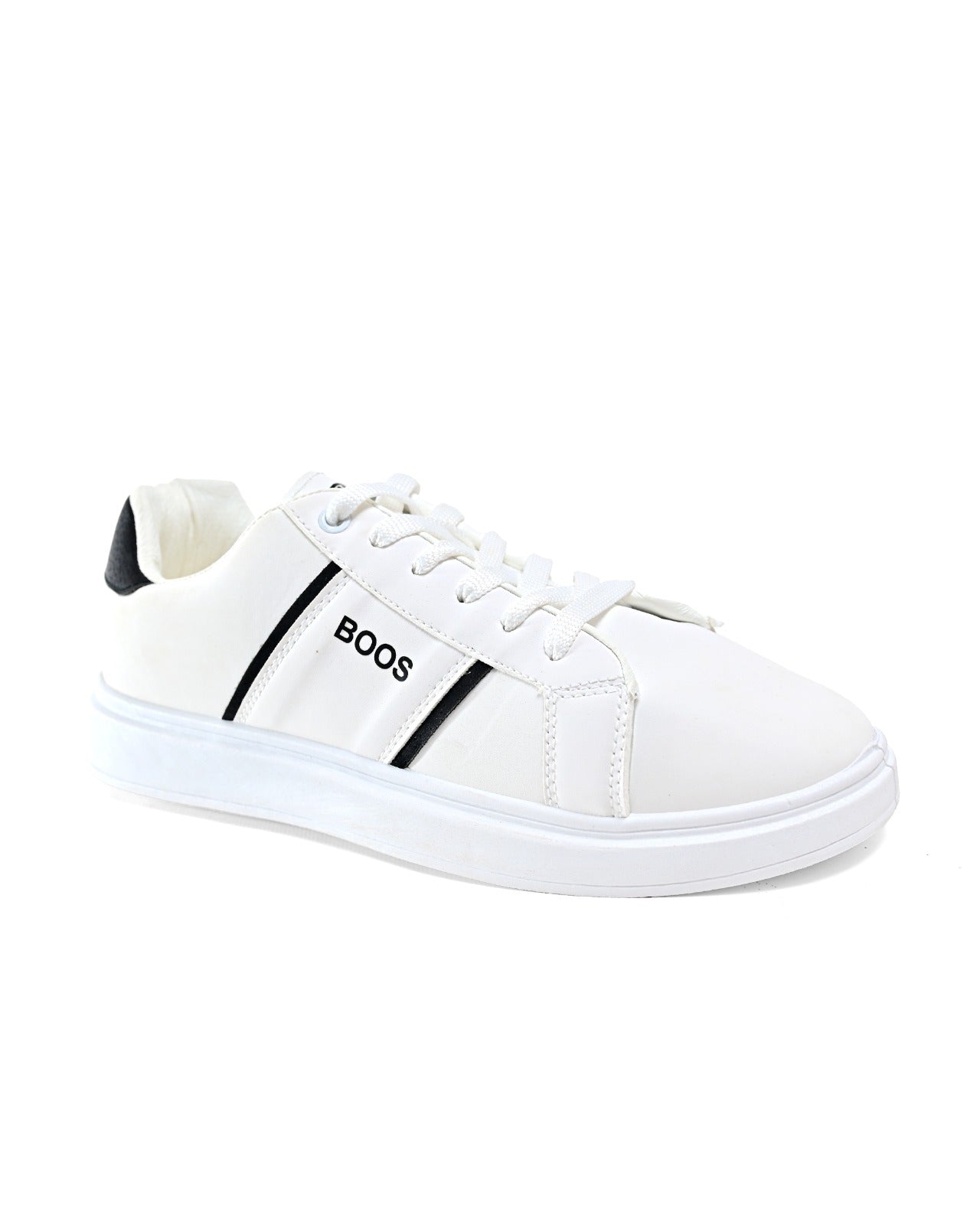 7077 - Basic Fashion Leather Flat Sneakers For Men