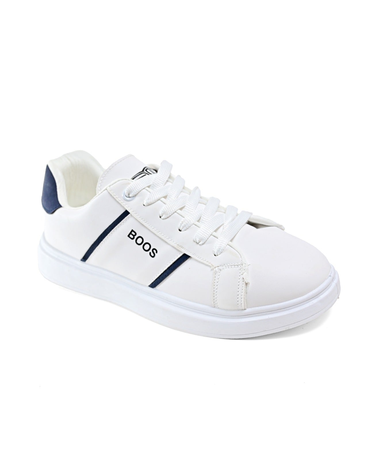 7077 - Basic Fashion Leather Flat Sneakers For Men