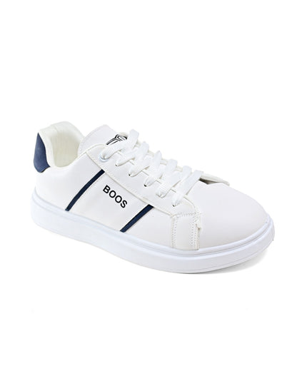 7077 - Basic Fashion Leather Flat Sneakers For Men
