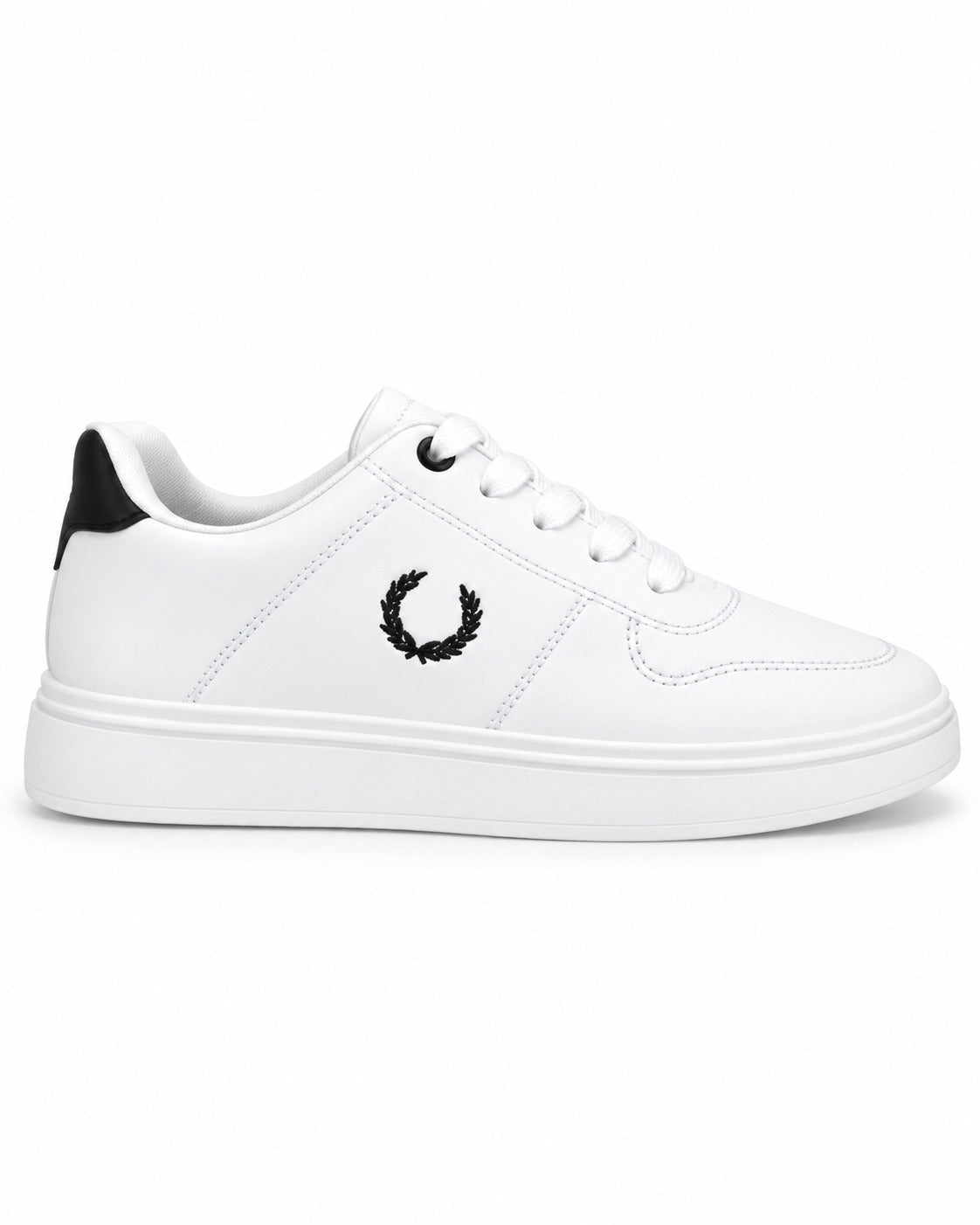 722/1 - Side Embroidered Flat Sneaker Faux Leather For Men