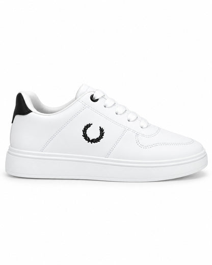 722/1 - Side Embroidered Flat Sneaker Faux Leather For Men