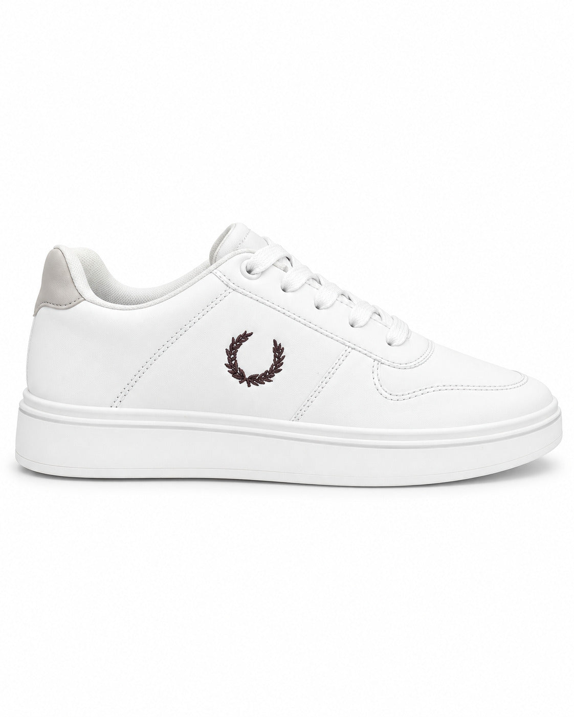 722/1 - Side Embroidered Flat Sneaker Faux Leather For Men