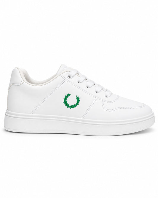 722/1 - Side Embroidered Flat Sneaker Faux Leather For Men