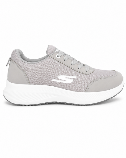 7228 - Fashion / Sportive Sneaker from Mixed chamois and textile For Men