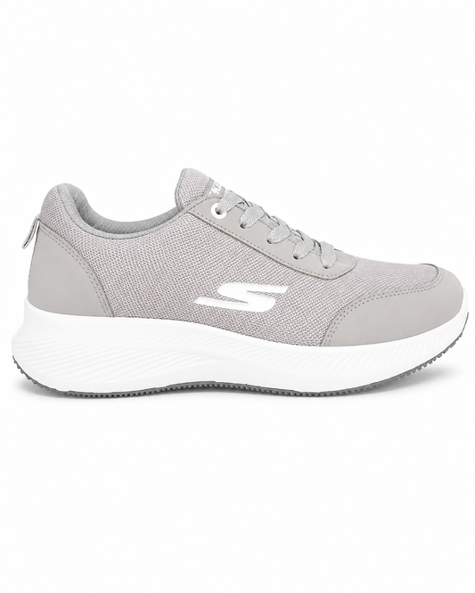 7228 - Fashion / Sportive Sneaker from Mixed chamois and textile For Men