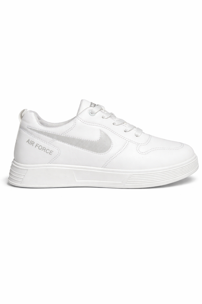 771 - Basic Fashion Leather Flat Sneakers For Men