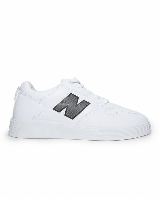 772 - Basic Fashion Leather Flat Sneakers For Men