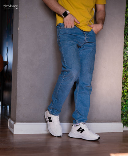 7848 - Fashion / Sportive Sneaker from Leather For Men