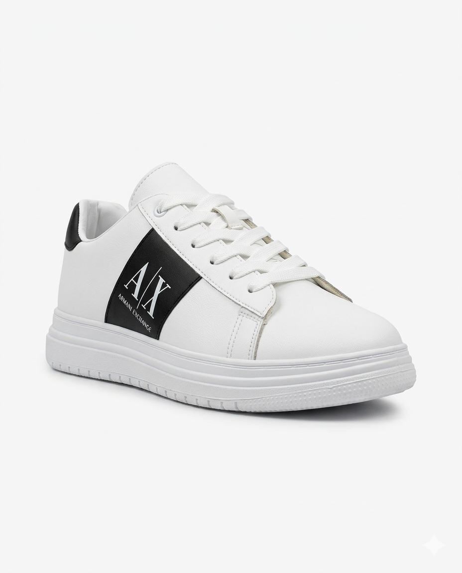 8066 - Big Size Basic Lace-up Flat Sneakers For Men