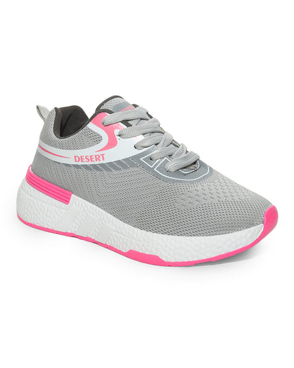 Sportive Sneakers ,  From Knit Textile For Women