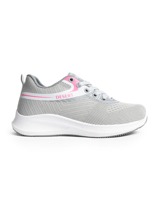 Sportive Sneakers ,  From Knit Textile For Women