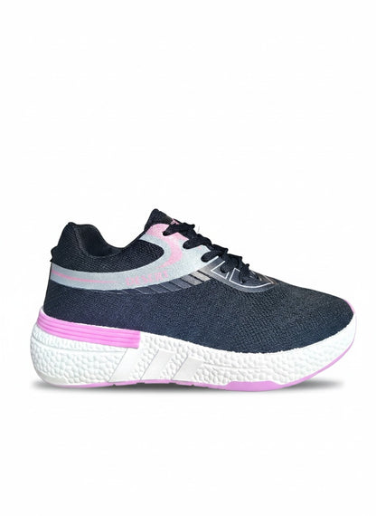 A712 - Sportive Sneakers ,  From Knit Textile For Women