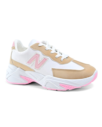 6851 - Fashion chucky sole sneaker for women
