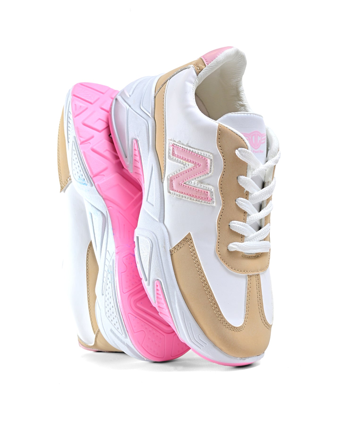 6851 - Fashion chucky sole sneaker for women