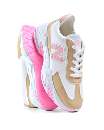 6851 - Fashion chucky sole sneaker for women
