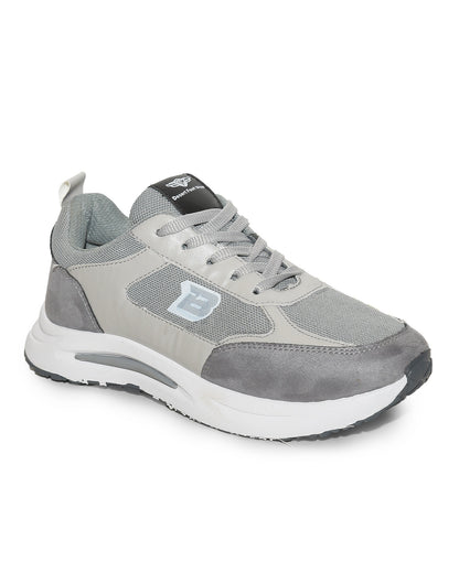 B111 - Fashion / Sportive multicolor lace-up sneakers for men