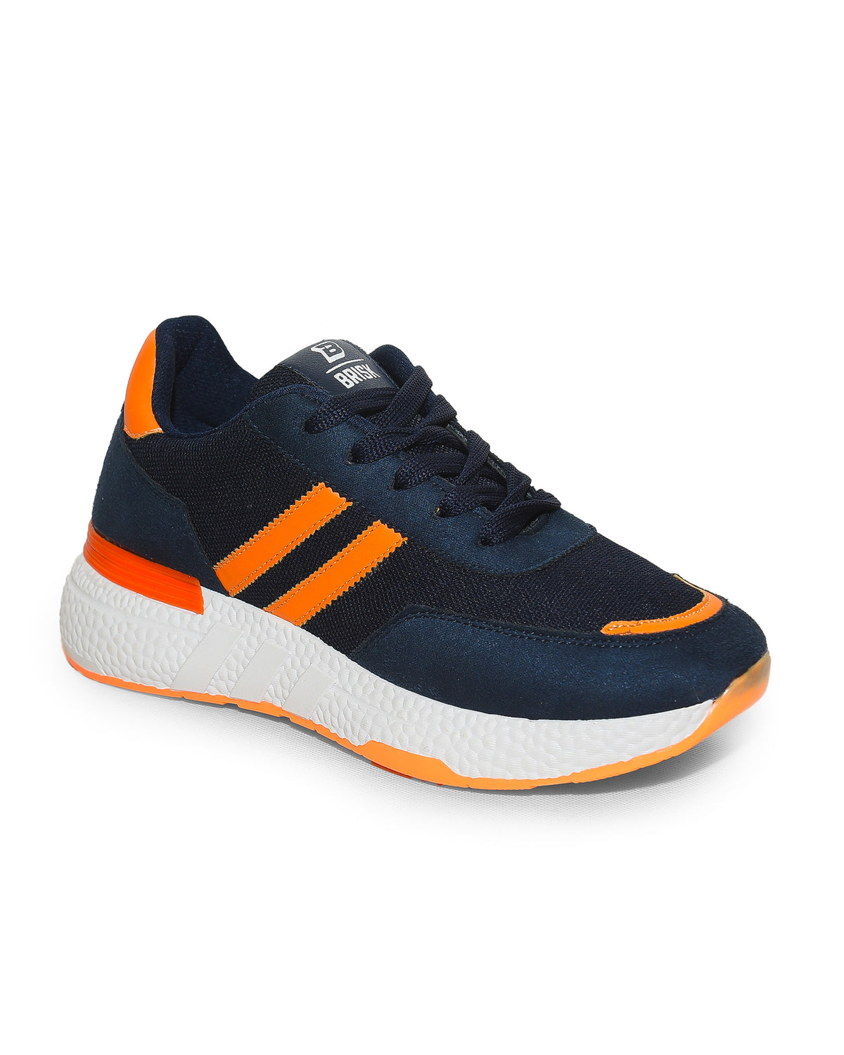B51 - Sportive Sneaker from Mixed chamois and textile For Men