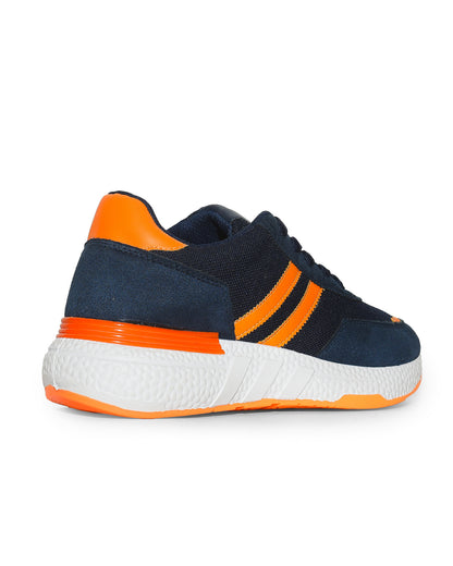 B51 - Sportive Sneaker from Mixed chamois and textile For Men