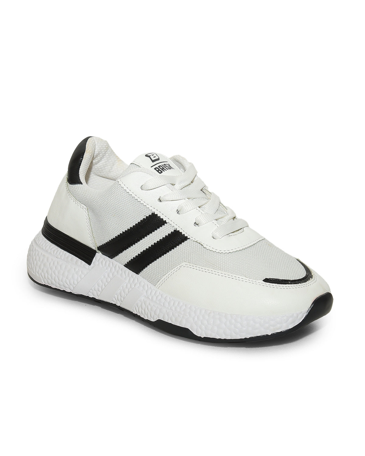 B51 - Sportive Sneaker from Mixed chamois and textile For Men