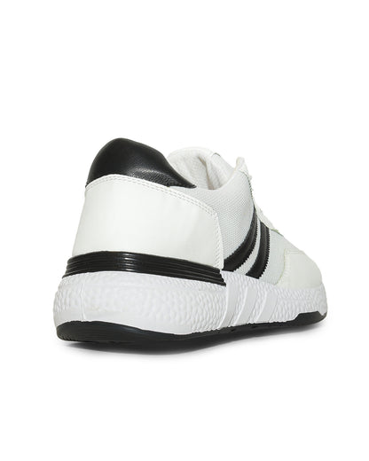 B51 - Sportive Sneaker from Mixed chamois and textile For Men