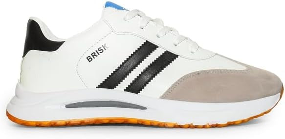 B61 - Fashion / Sportive multicolor lace-up sneakers for men