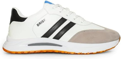 B61 - Fashion / Sportive multicolor lace-up sneakers for men
