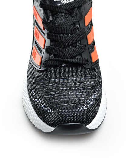 B900 - Sportive Lace-up Sneakers From Knit Textile For Men
