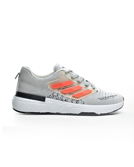 B900 - Sportive Lace-up Sneakers From Knit Textile For Men