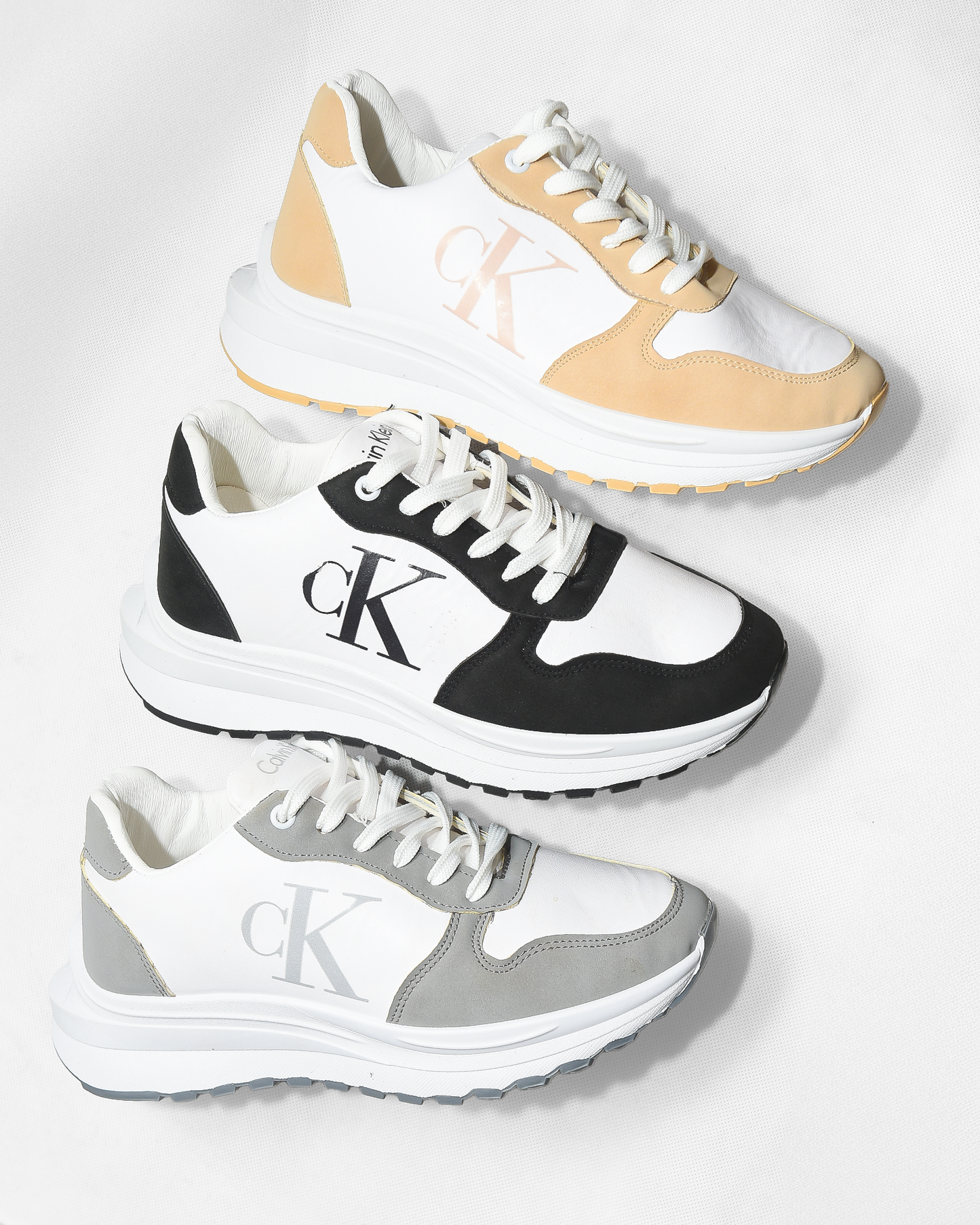 Fashion sneaekrs from leather for men
